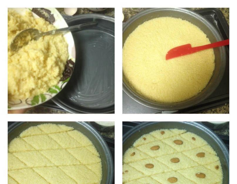 Пудинг из манной крупы арабская кухня басбуса. Пирог басбуса: рецепт на кефире с кокосовой стружкой