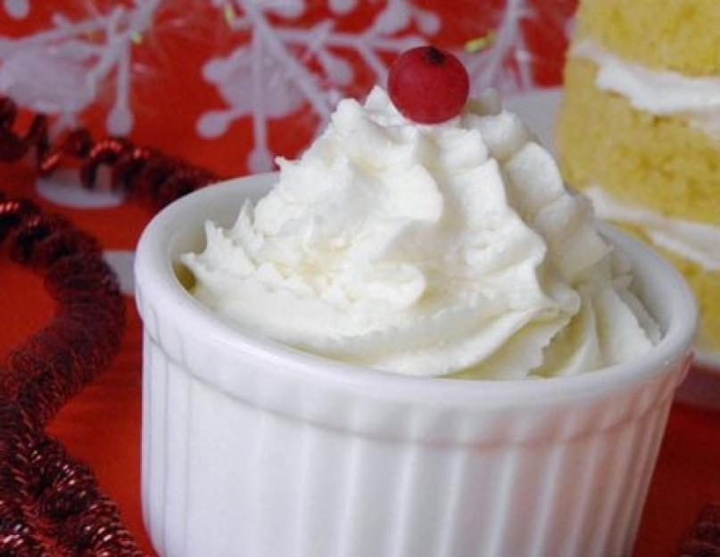 Белковый крем со сгущенкой для бисквитного торта. Простой бисквит с очень масляным кремом (рецепт с фото)