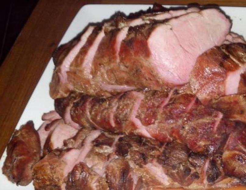 Окорок варено копченый свиной в домашних условиях. Копченая свинина — свинина холодного копчения — рецепты из свинины, копченый окорок