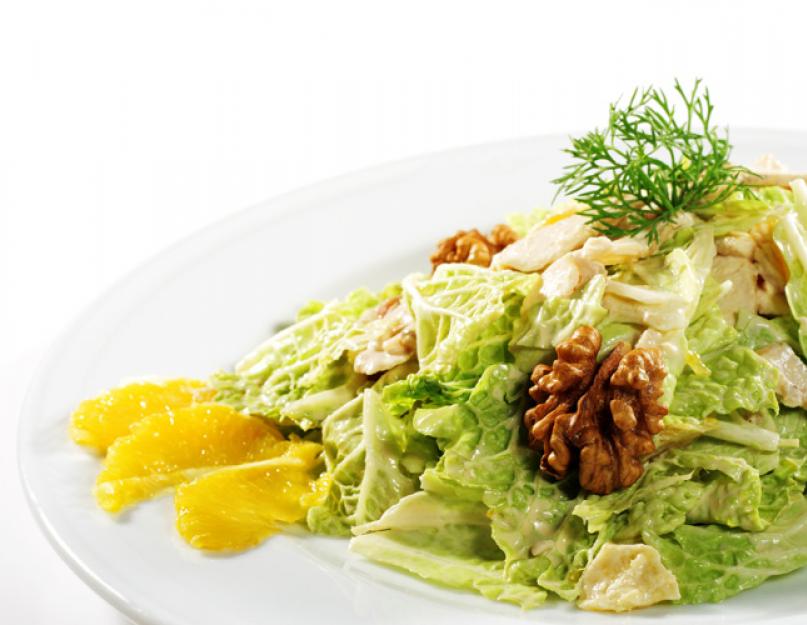 Салат с китайской капустой и огурцом. Простые и вкусные салаты из пекинской капусты